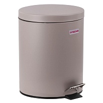 Ведро-контейнер для мусора (урна) с педалью LAIMA Classic, 12 л, серое, матовое, металл, со съемным внутренним ведром в Старом Осколе Ведро-контейнер для мусора (урна) с педалью LAIMA Classic, 12 л, серое, матовое, металл, со съемным внутренним ведром в Старом Осколе
