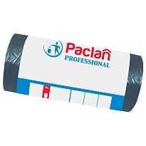 Мешки для мусора 60 л, черные, в рулоне 50 шт., ПНД, 6,2 мкм, 800х600 мм, PACLAN Professional, 604078 в Старом Осколе