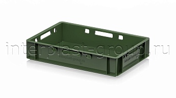 Ящик для мяса и колбасных изделий Е-1 зеленый в Старом Осколе
