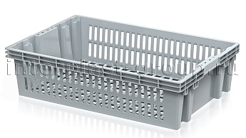 Ящик для овощей, фруктов и хлеба Евролоток серый в Старом Осколе