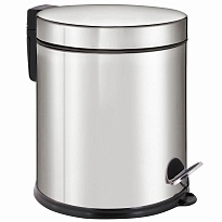 Ведро-контейнер для мусора урна с педалью LAIMA Classic Plus, 5 л, зеркальное в Старом Осколе Ведро-контейнер для мусора урна с педалью LAIMA Classic Plus, 5 л, зеркальное в Старом Осколе