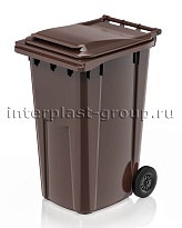 Контейнер для мусора 240 л коричневый облегченный 240 зеленый в Старом Осколе