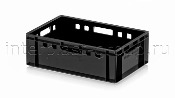 Ящик для мяса и колбасных изделий Е-2 черный в Старом Осколе Ящик для мяса и колбасных изделий Е-2 черный в Старом Осколе