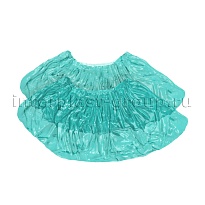 Бахилы бирюзовые 2000 шт (1000 пар), 16 мкм, однослойные, с одной резинкой, Эконом в Старом Осколе Бахилы бирюзовые 2000 шт (1000 пар), 16 мкм, однослойные, с одной резинкой, Эконом в Старом Осколе