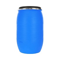 Бочка пластиковая 127 л с хомутом в Старом Осколе