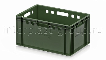 Ящик для мяса и колбасных изделий Е-3 зеленый в Старом Осколе