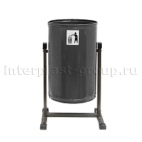 Урна уличная металлическая 21 л круглая облегченная серебро в Старом Осколе