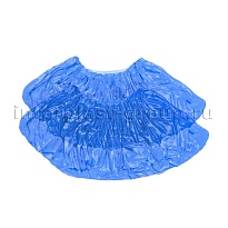 Бахилы голубые 2000 шт (1000 пар), 16 мкм, однослойные, с одной резинкой, Эконом в Старом Осколе