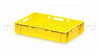 Ящик для мяса и колбасных изделий Е-1 желтый в Старом Осколе