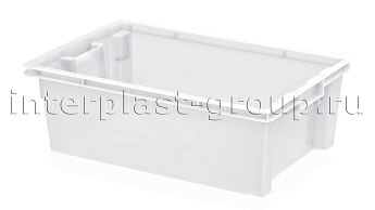 Ящик универсальный для овощей, фруктов и хлеба сплошной белый в Старом Осколе