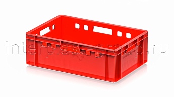 Ящик для мяса и колбасных изделий Е-2 красный в Старом Осколе Ящик для мяса и колбасных изделий Е-2 красный в Старом Осколе