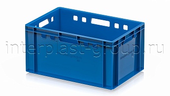 Ящик для мяса и колбасных изделий Е-3 голубой в Старом Осколе Ящик для мяса и колбасных изделий Е-3 голубой в Старом Осколе