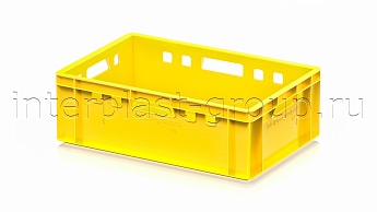 Ящик для мяса и колбасных изделий Е-2 желтый в Старом Осколе