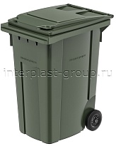 Мусорный контейнер 360 л зеленый 360 зеленый в Старом Осколе