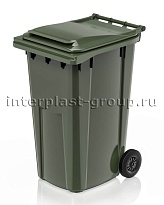 Контейнер для мусора 240 л зеленый облегченный 240 зеленый в Старом Осколе
