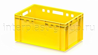 Ящик для мяса и колбасных изделий Е-3 желтый в Старом Осколе